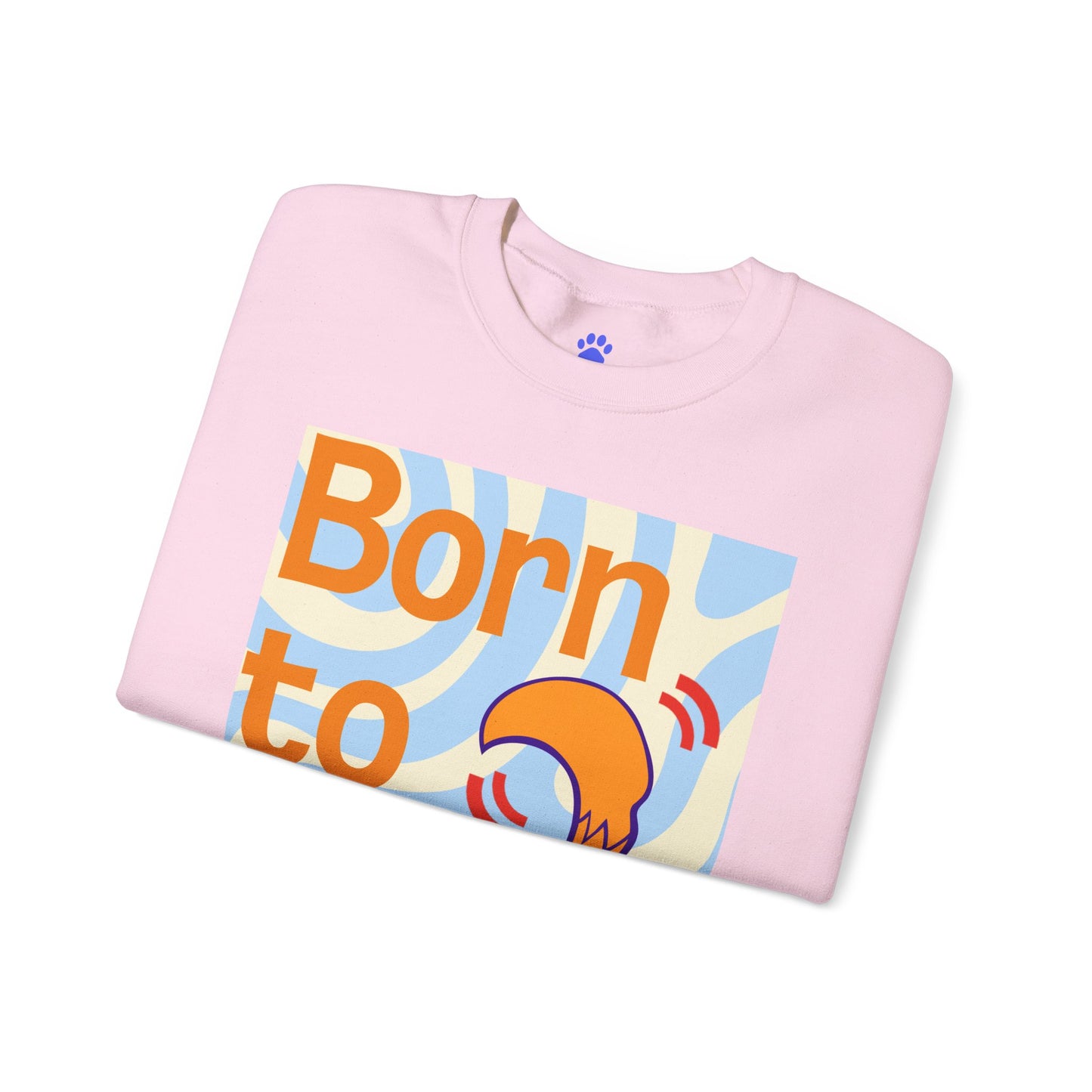 Born to Wag Unisex Crewneck Sweatshirt - Cozy Dog Lover's Apparel